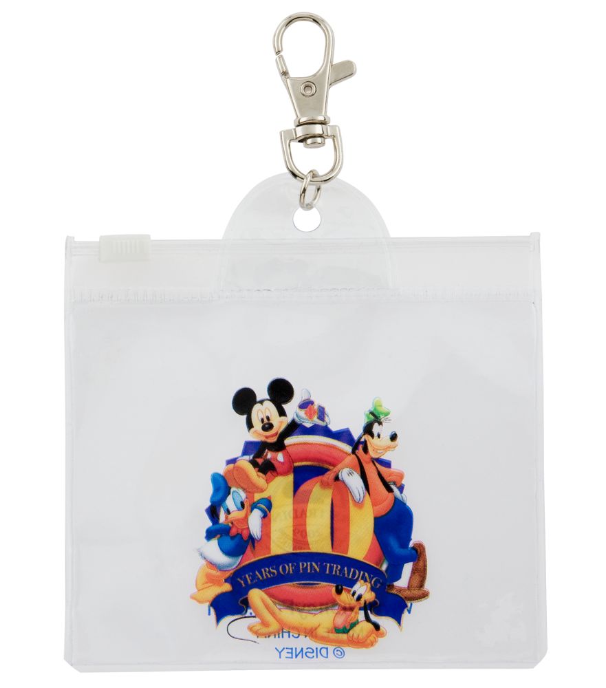 10th Anniversary Disney Pin Trading Lanyard Pouch
