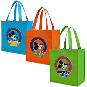 Mickey Mouse Reusable Totes -- 3-Pc.