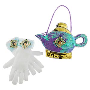 Disney Parks Authentic Princess Jasmine Gloves and Purse Set
