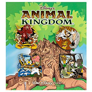 Disneys Animal Kingdom Theme Park Pin Set - 4-Pc.