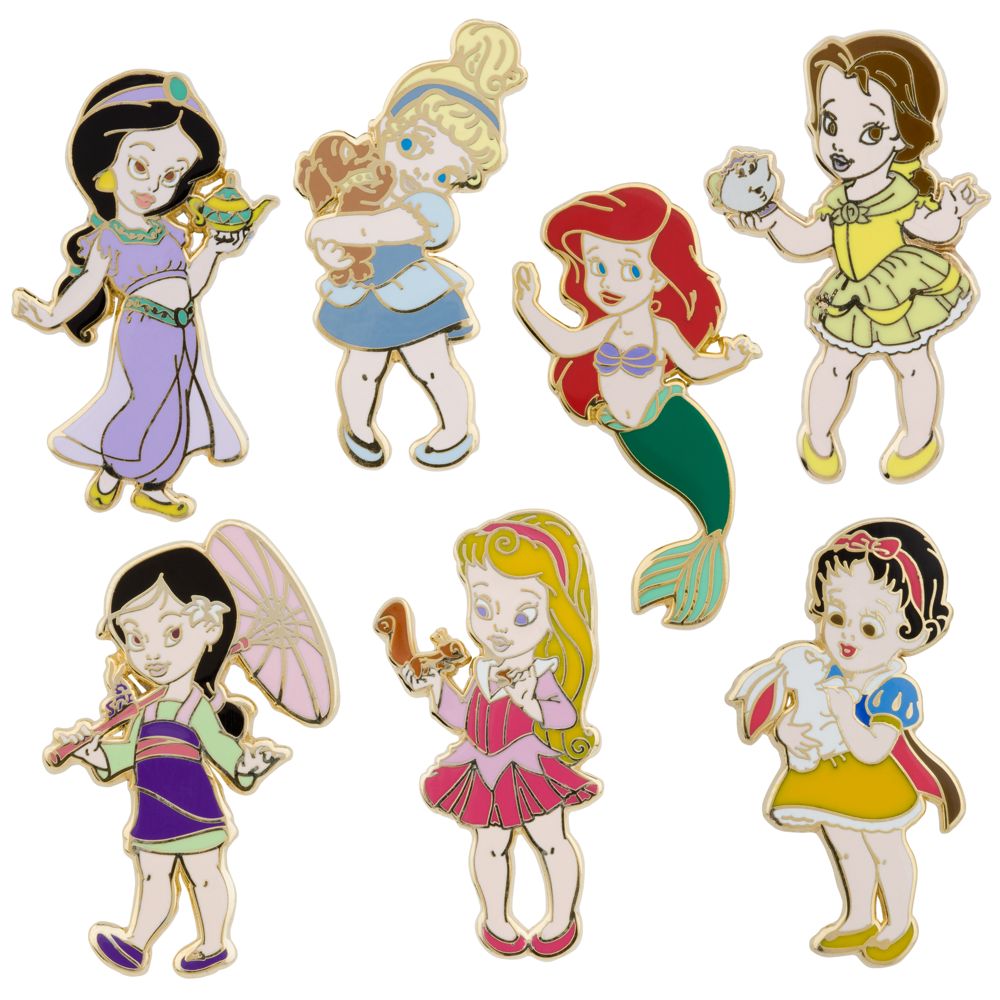 Toddler Disney Princess Mini-Pin Set - 7-Pc.