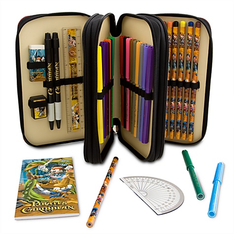 Deluxe Pirates of the Caribbean Mickey Mouse Pencil Kit