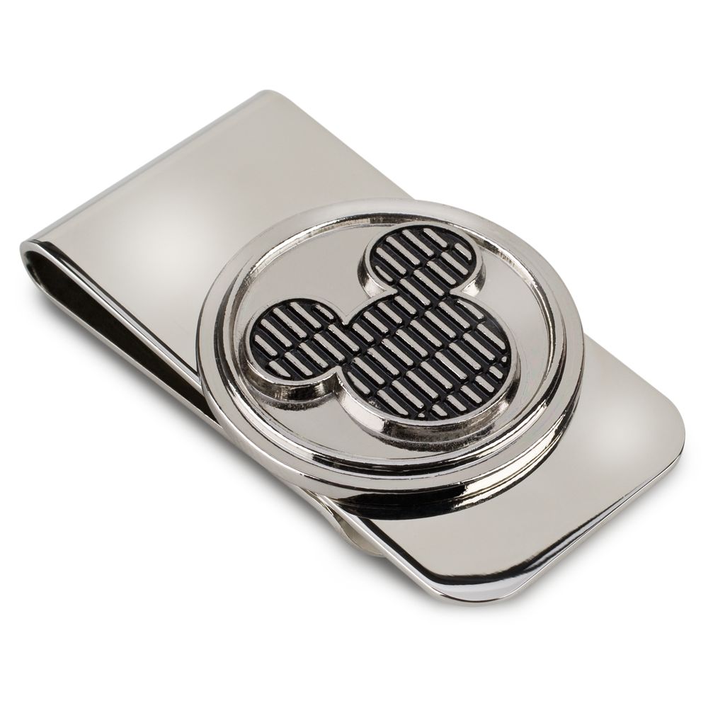 Textured Mickey Mouse Icon Money Clip