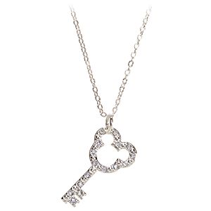 Crystal Key Mickey Mouse Necklace