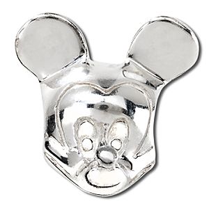 Sterling Mickey Mouse Head Chamilia Charm