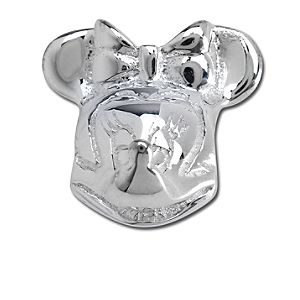Sterling Silver Minnie Mouse Head Ornament