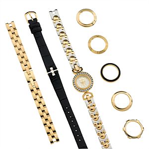 Interchangeable Mickey Mouse Watch Set for Women