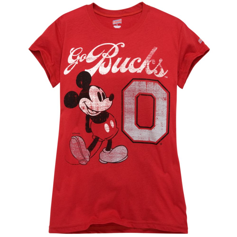 Ohio State University Mickey Mouse Tee for Women