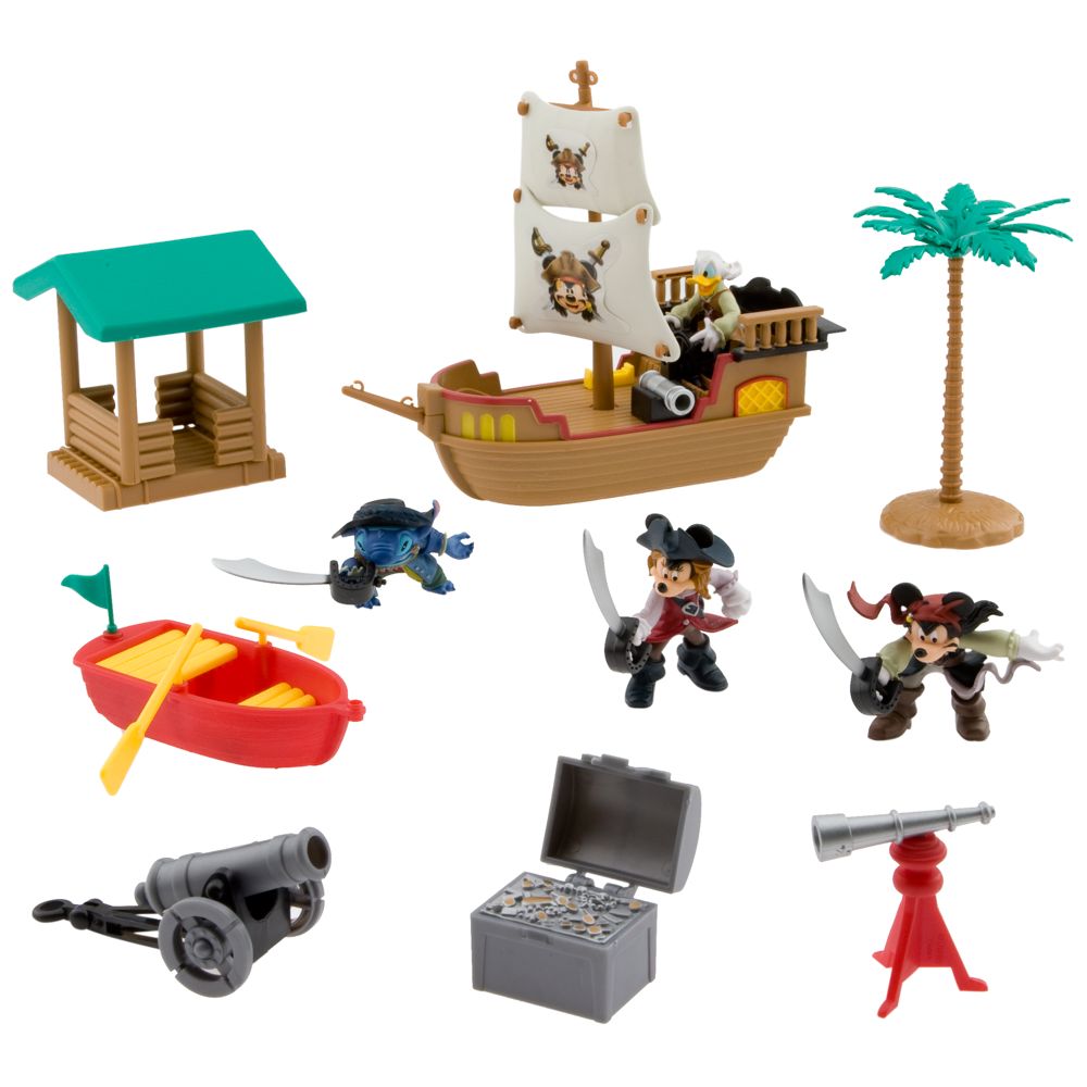 Mickey Mouse Pirates of the Caribbean&reg; Figurine Play Set