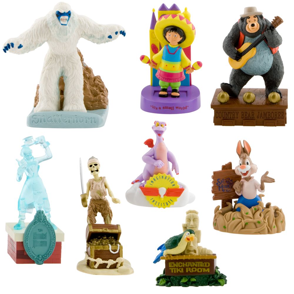 Disney Theme Park Characters Collectible Figures Set -- 8-Pc.