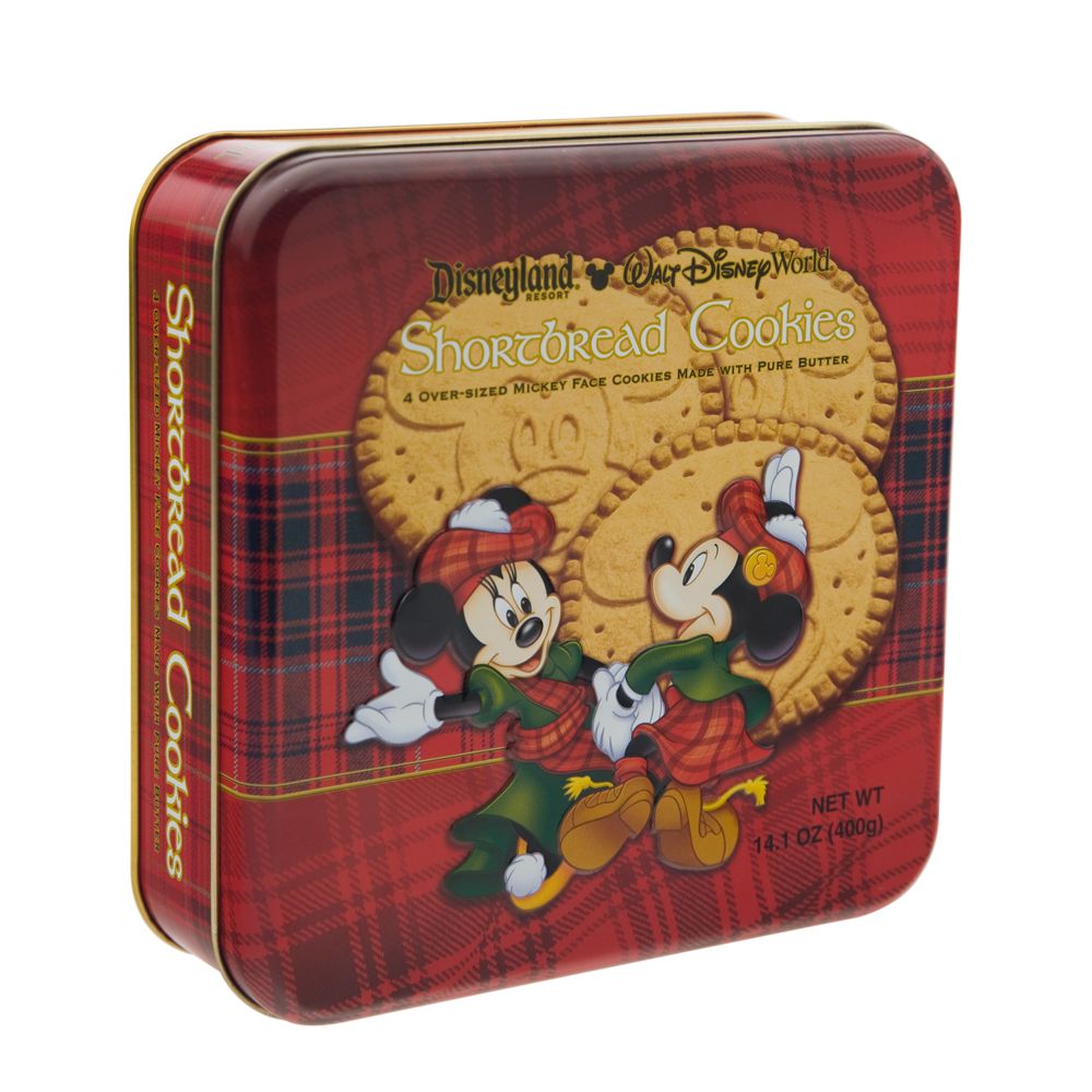 Mickey Mouse Shortbread Cookies Boxed Tin