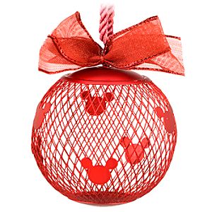 Fillable Mesh Mickey Mouse Ornament