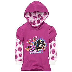 2010 Double-Up Hoodie Walt Disney World® Resort Tee for Girls