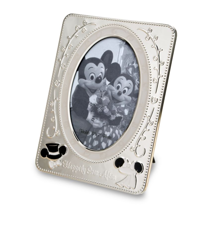 Wedding Mickey Mouse and Minnie Mouse Frame -- 5 x 7