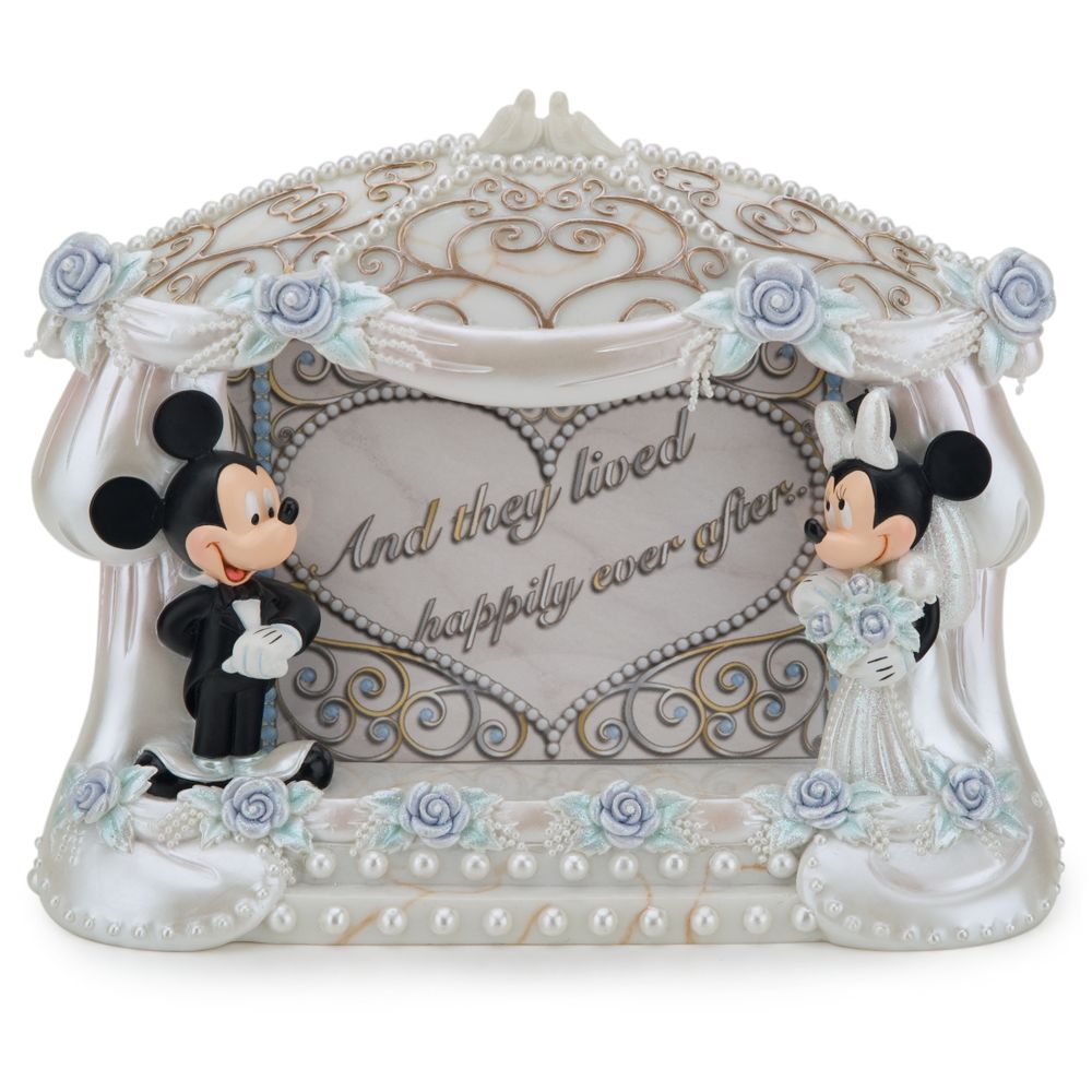 Minnie and Mickey Mouse Wedding Photo Frame - 4'' x 6''