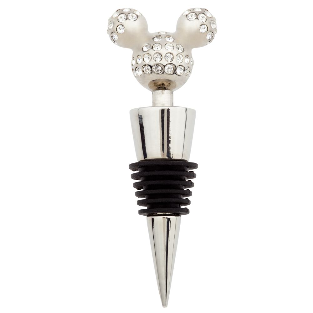Rhinestone Bling Mickey Mouse Bottle Stopper