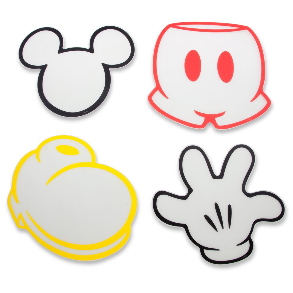 Best of Mickey Mouse Cutting Board Set -- 4-Pc.