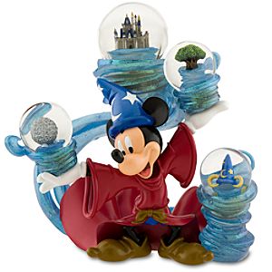 Four Parks, One World Sorcerer Mickey Mouse Snowglobe