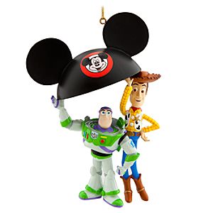 Buzz and Woody Ear Hat Ornament