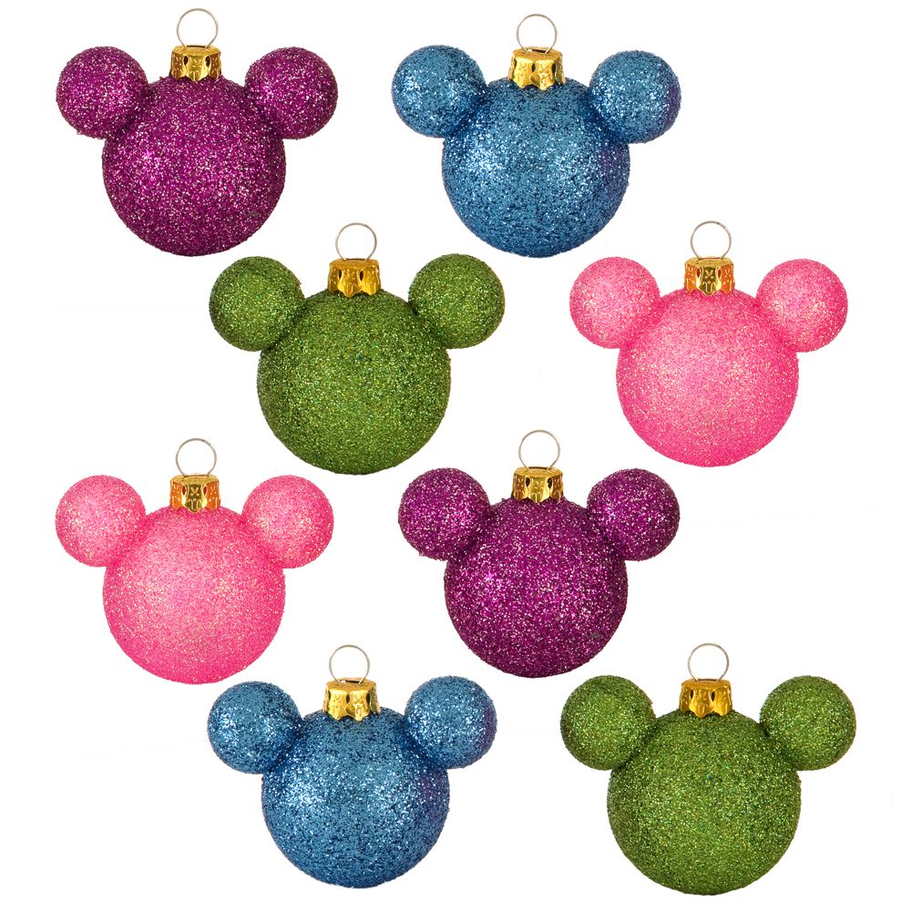 Glitter Princess Mini Mickey Mouse Ornaments 