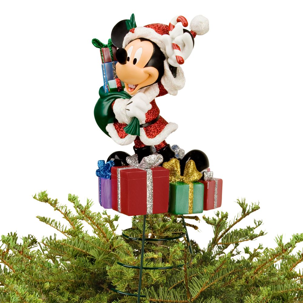Santa Mickey Mouse Tree Topper