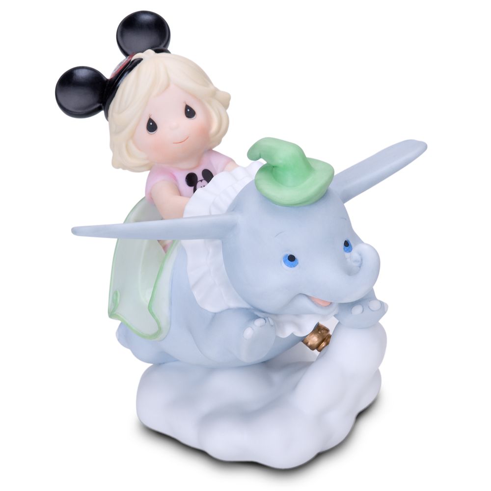 ''Spread Your Wings and Dream'' Disney Girl and Dumbo Figurine by Precious Moments