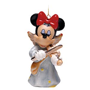 Celestial Strings Angel Minnie Mouse Ornament by Goebel