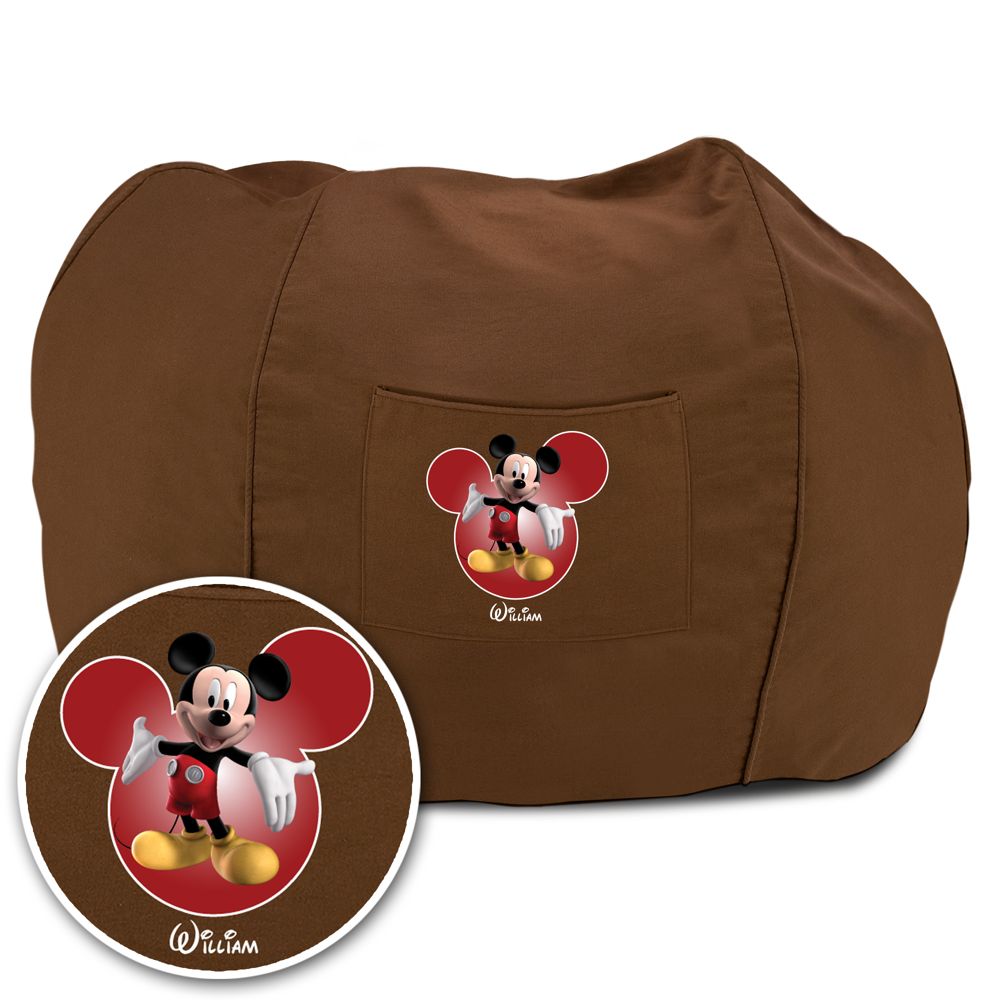 Personalized Mickey Mouse Bean Bag Chair for Kids