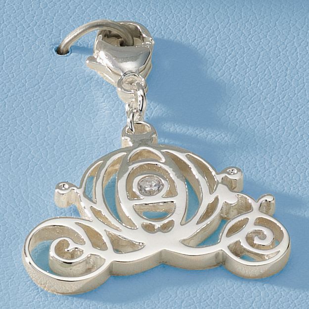 David Tutera for Disneys Fairy Tale Weddings Sterling Silver Carriage Charm