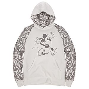 Hoodie White Mickey Mouse Sweatshirt
