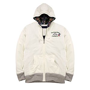 Patchwork Lined Walt Disney World Hoodie Jacket for Men