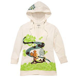 Live Laugh Relax Mickey Mouse Hoodie Pullover for Women