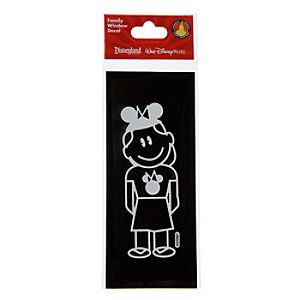 Disney Parks Authentic Family Window Decal -- Girl