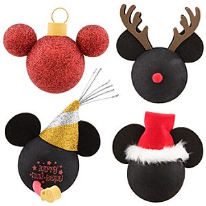 Holiday Mickey Mouse Antenna Topper Set -- 4-Pc.