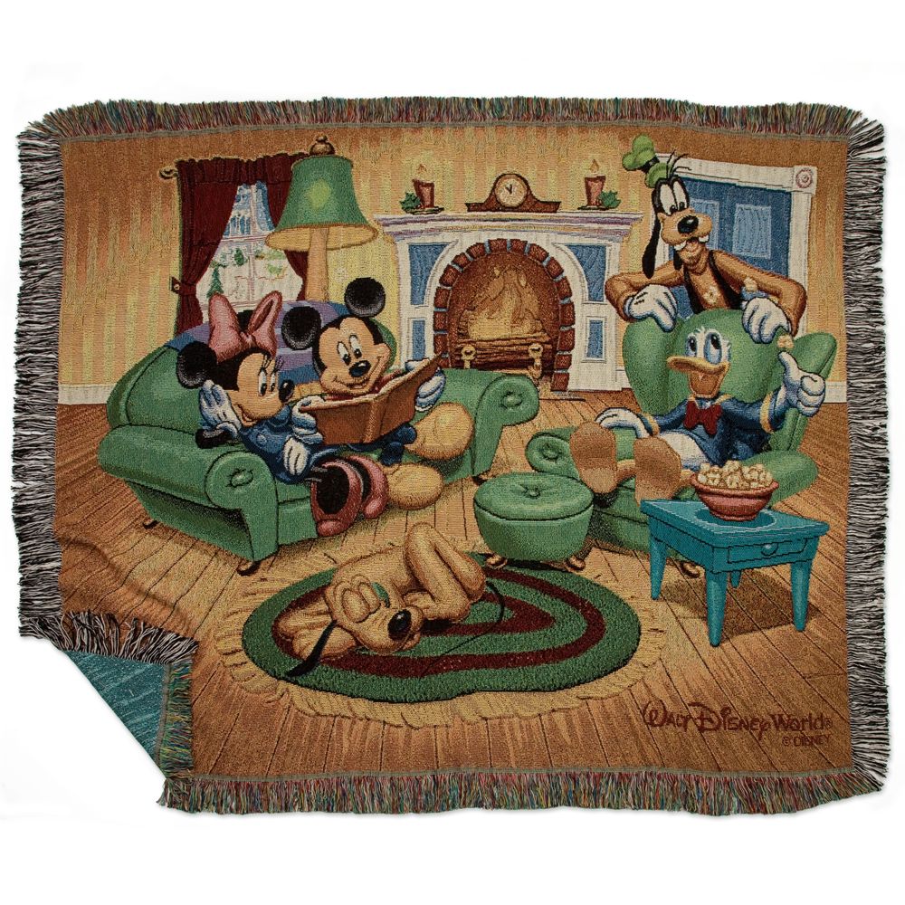 Woven Walt Disney World&reg; Resort Mickey Mouse and Friends Tapestry Throw