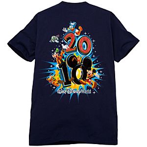 2010 Walt Disney World Resort Tee for Men -- Navy