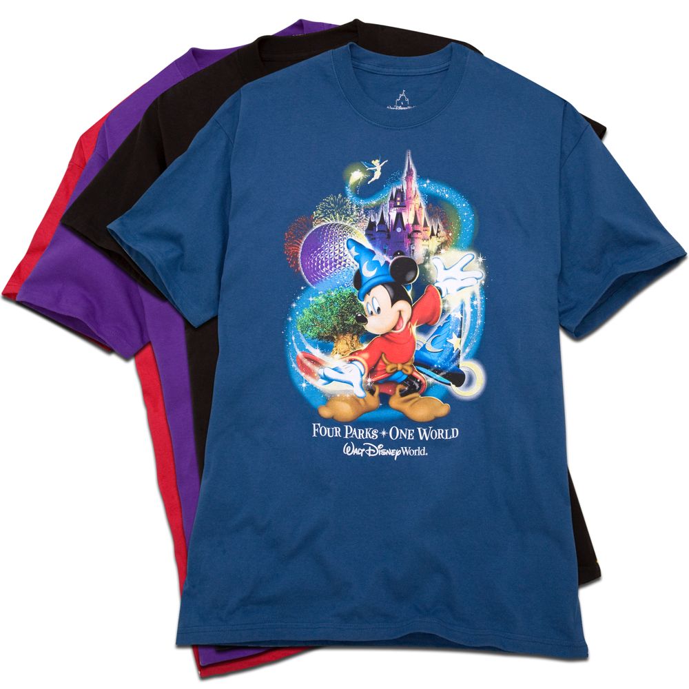 ''Four Parks - One World'' Walt Disney World&reg; Resort Tee for Adults