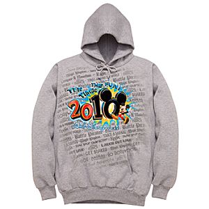 2010 Walt Disney World Resort Tour Hoodie Sweatshirt for Men