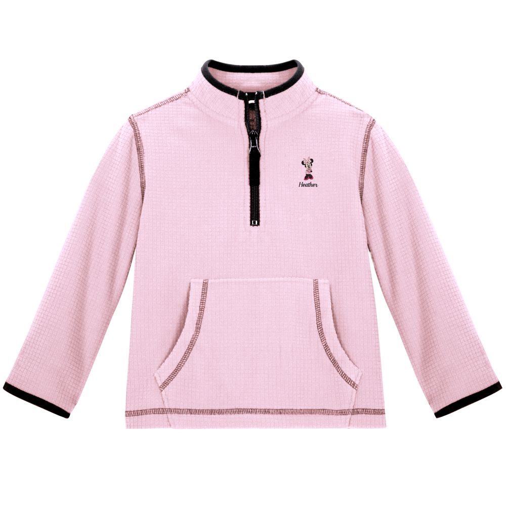 Personalized Fleece Minnie Mouse Pullover for Girls