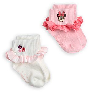 Minnie Mouse Sock Set for Baby - 2-Pack