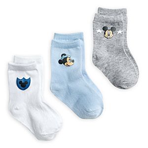 Mickey Mouse Sock Set for Baby - 3-Pack