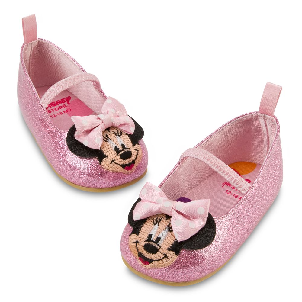 Glittering Fashion Minnie Mouse Shoes for Baby Girls
