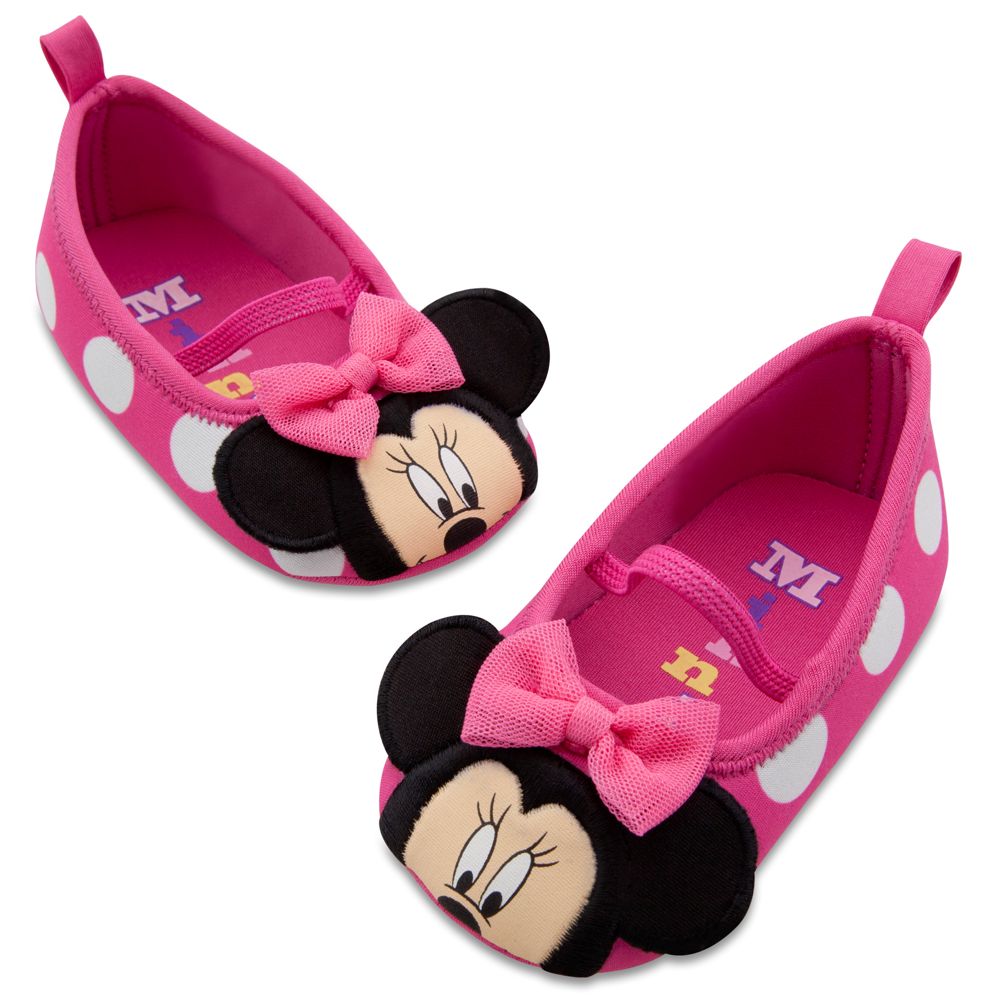 Minnie Mouse Swim Shoes for Baby Girls