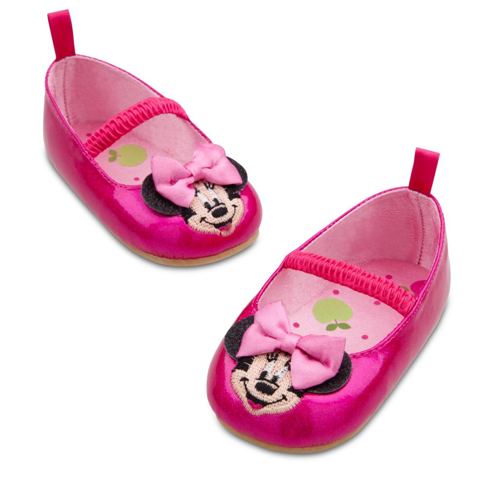 Glitter Minnie Mouse Shoes for Baby Girls