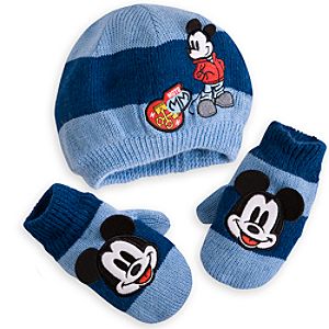 Mickey Mouse Hat and Mittens Set for Baby