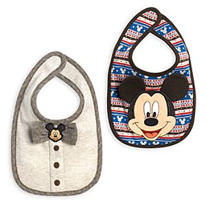 Mickey Mouse Bib Set for Baby - 2-Pack