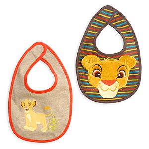 Simba Bib Set for Baby - 2-Pack - The Lion King