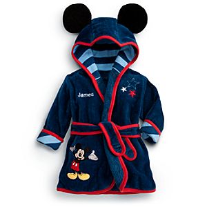Mickey Mouse Bath Robe for Baby - Personalizable