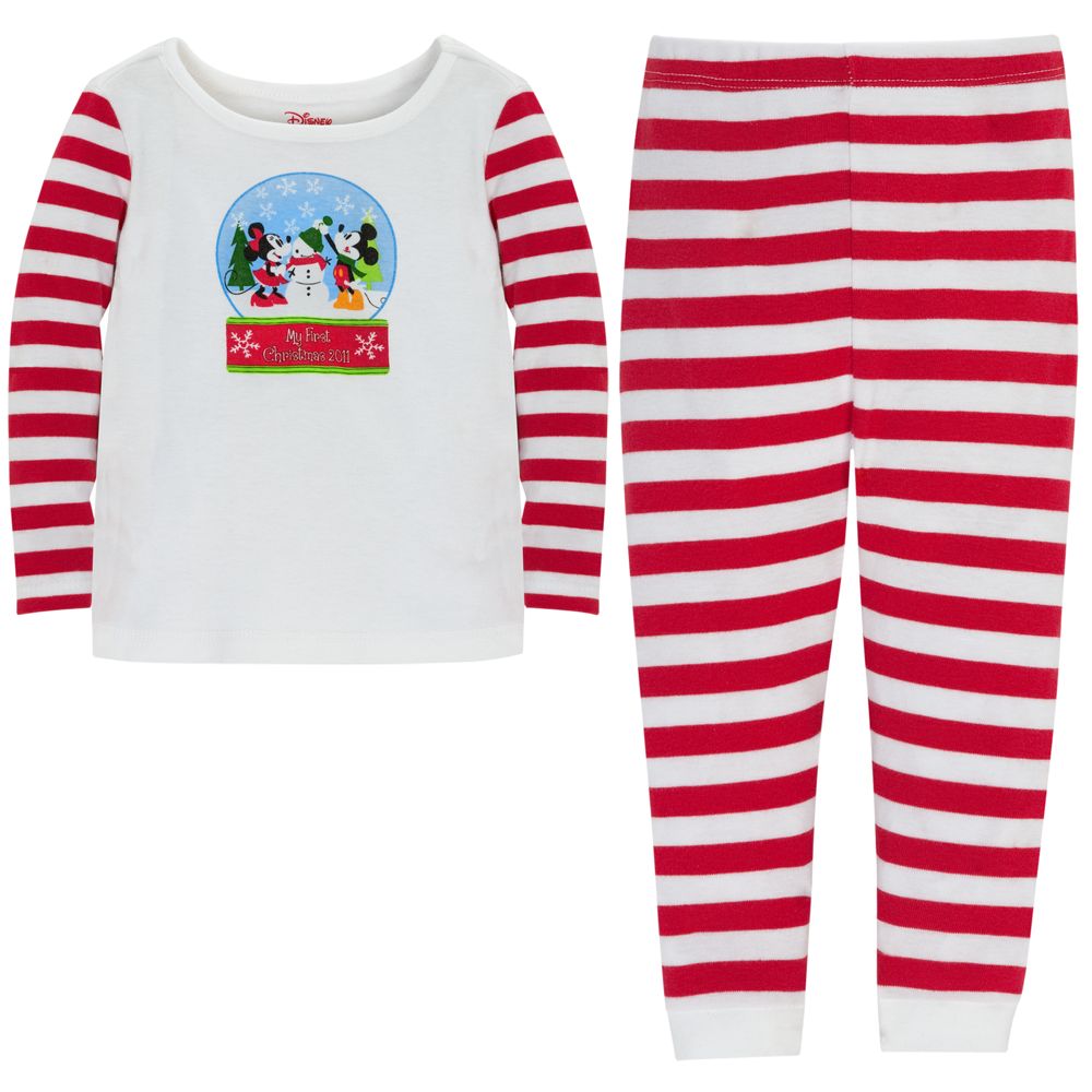 My First Christmas Minnie and Mickey Mouse Set for Babies -- 2-Pc.