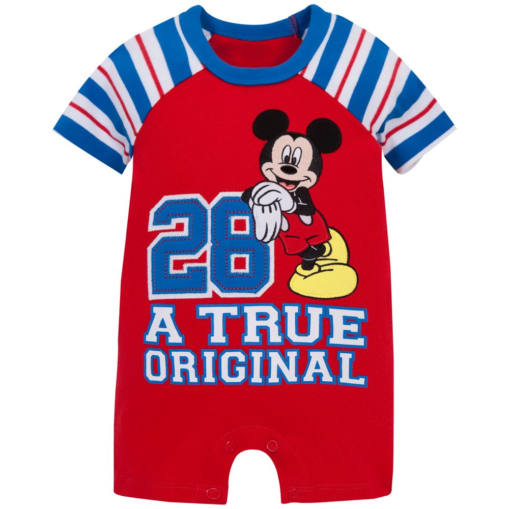 A True Original Mickey Mouse Tiny Tee Coverall for Baby Boy